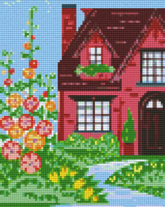Cottage Four [4] Baseplatge PixelHobby Mini-mosaic Art Kit